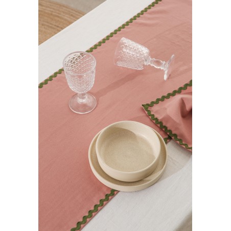 really nice things Set of 4 Wavy Pink napkins