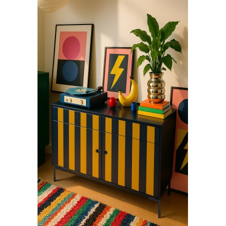 Really Nice Things Sideboard Alise Yellow And Blue