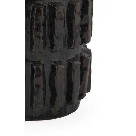 Really Nice Things Stool Black Ceramic Tomas