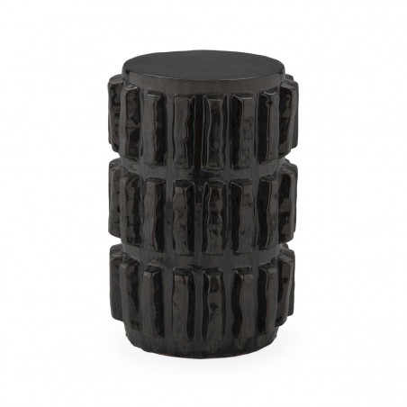 really nice things Stool Black Ceramic Tomas