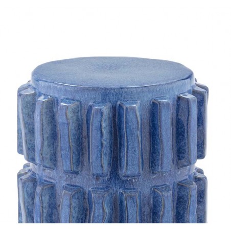 Really Nice Things Stool Blue Ceramic Tomas