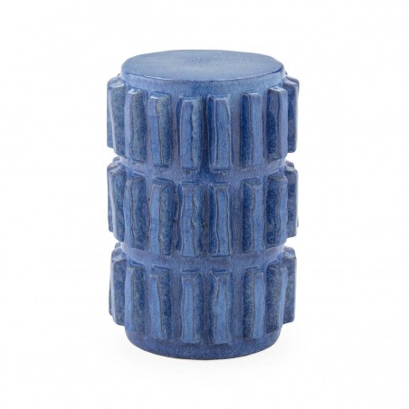 Really Nice Things Stool Blue Ceramic Tomas