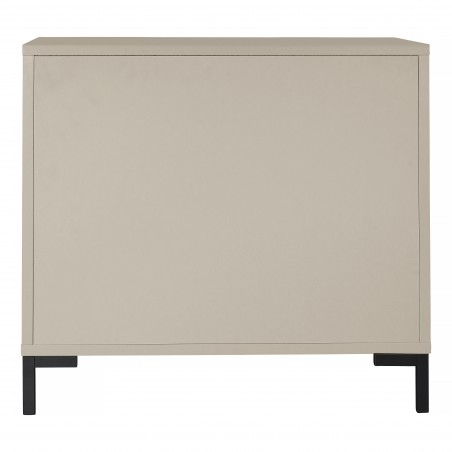 really nice things Taupe vinyl record cabinet