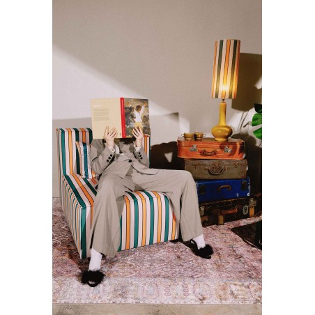 Really Nice Things Yellow Ceramic Table Lamp