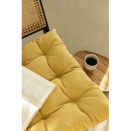 really nice things Yellow Floor Cushion