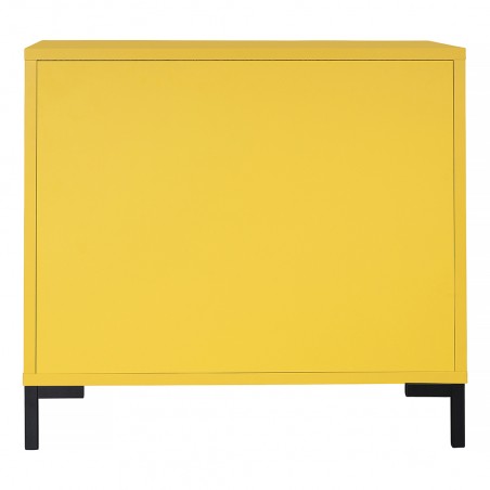 Really Nice Things Yellow Vinyl Record Cabinet