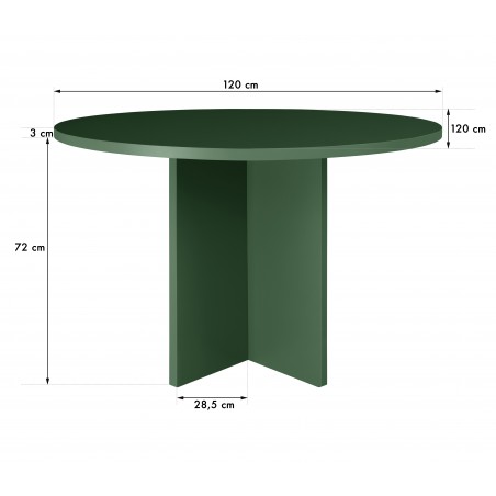 Really Nice Things Round Table Dining Room Matilda Cedar