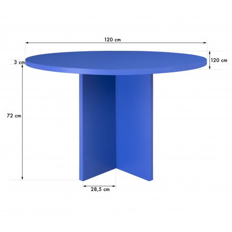 Really Nice Things Round Table Dining Room Matilda Prussia
