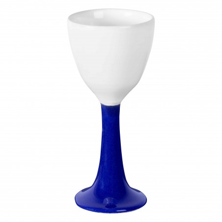 really nice things Salut White and Blue Ceramic Wine Cup