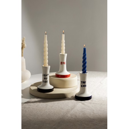 Really Nice Things Set 3 Candelabras Ceramic Light My Fire