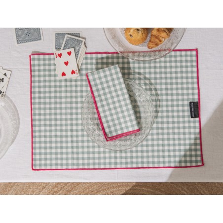 Really Nice Things Set 4 Servilletas Contrast Aguamarina