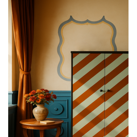 Really Nice Things Sideboard Marcus Diagonal Mood Red- Blue