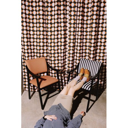 Really Nice Things Silla Reposabrazos Etienne Madera Haya Black And White