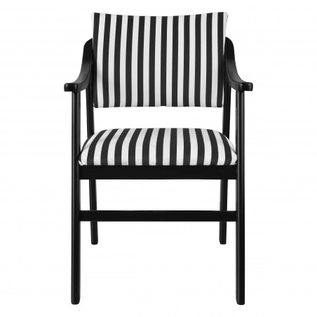 really nice things Silla Reposabrazos Etienne Madera Haya Black and White