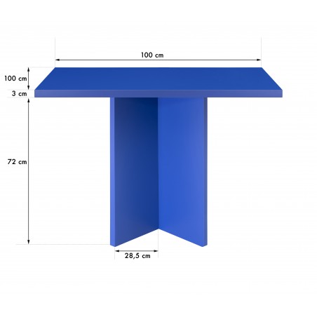 Really Nice Things Square Dining Table Matilda Prussia