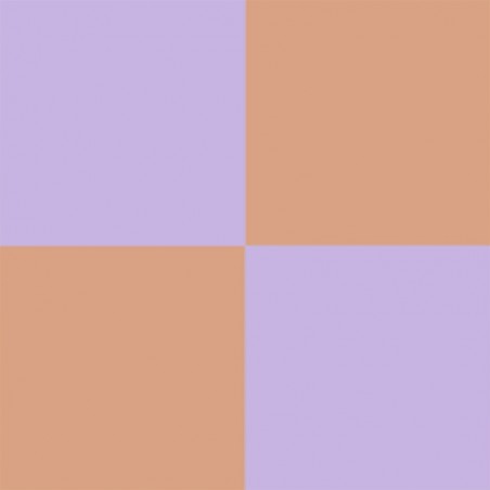 really nice things Tela Outdoor Damero Marrón y Lila