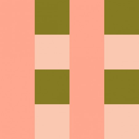 really nice things Tela Outdoor Grid Multicolor Rosa