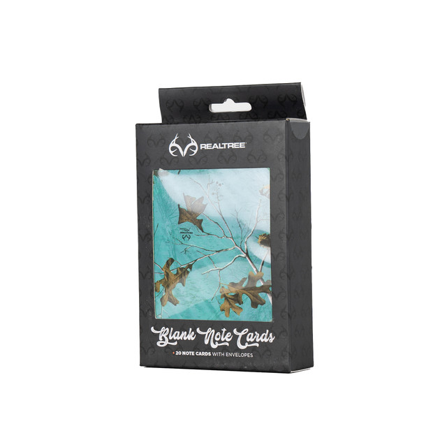 realtree 20-pc All Occasion Blank Note Mint Camo Card Set | RealtreeXtra Colors