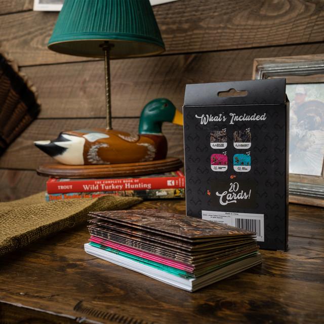 realtree 20-pc Multi Pack All Occasion Blank Note Camo Card Set | Realtree