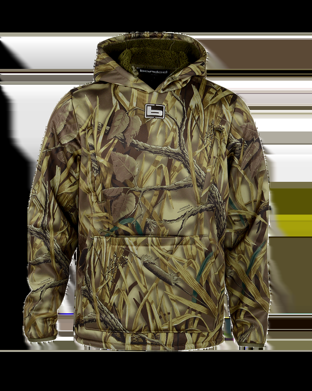 Realtree Banded Men's Fanatech Soft Shell Camo Hoodie | Realtree Wetlands