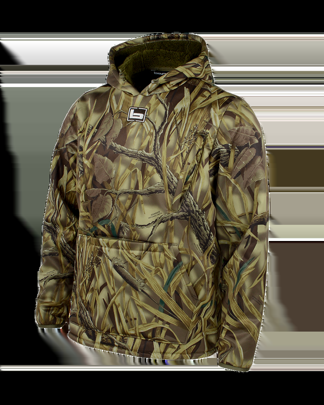 realtree Banded Men's Fanatech Soft Shell Camo Hoodie | Realtree Wetlands