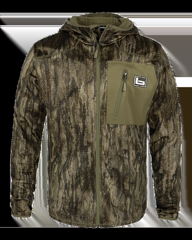 Realtree Banded Men's Hooded Mid Layer Fleece Camo Jacket | Realtree Legacy