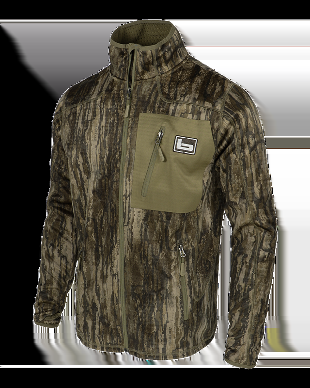 realtree Banded Men's Hooded Mid Layer Fleece Camo Jacket | Realtree Legacy