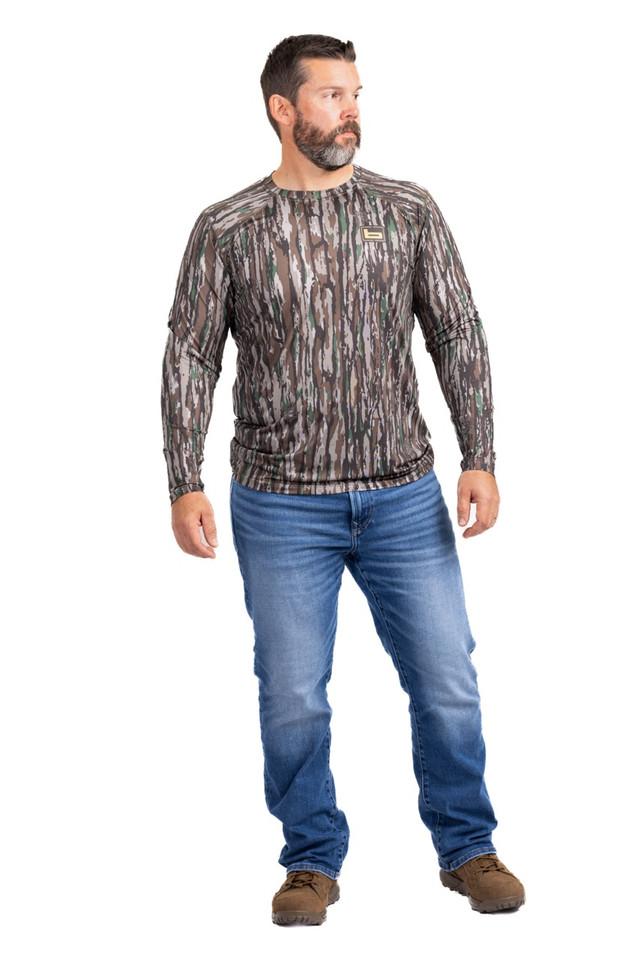 Realtree Banded Men's Tech Stalker Camo Mock Shirt | Realtree Original