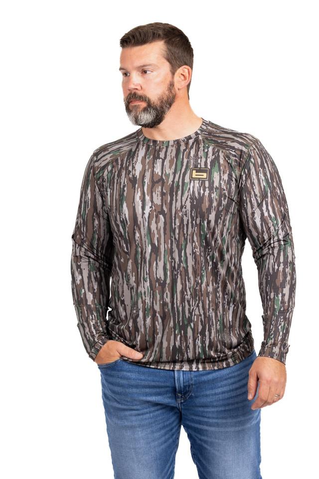 Realtree Banded Men's Tech Stalker Camo Mock Shirt | Realtree Original