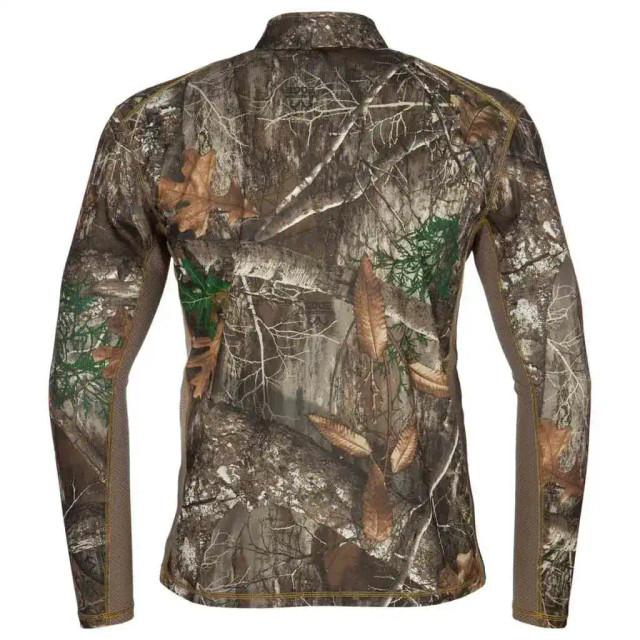 Realtree Blocker Outdoors Men's Angatec 1/4 Zip Performance Shirt | Realtree Camo