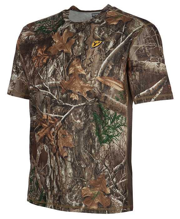 Realtree Blocker Outdoors Men's Angatec Short Sleeve Performance Shirt | Realtree Camo