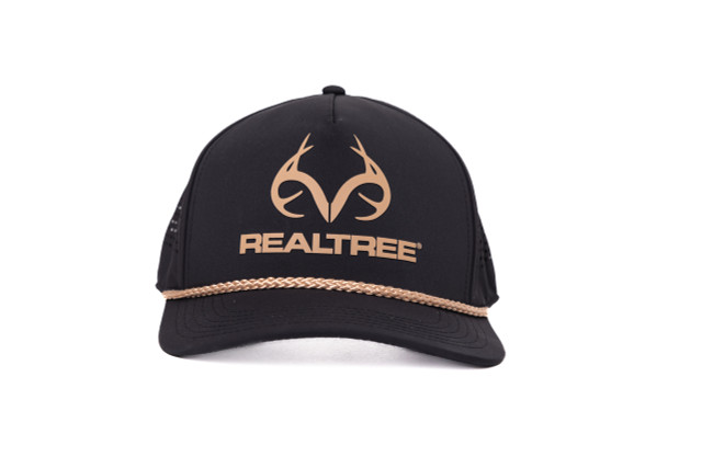 realtree Center Stage Unisex Black Realtree Antler Logo Rope Hat | Realtree realtree Center Stage Unisex Black Realtree Antler Logo Rope Hat | Realtree