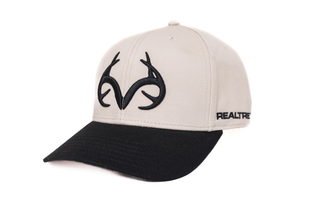 Realtree Center Stage Unisex Cream Realtree Antler Logo Hat | Realtree