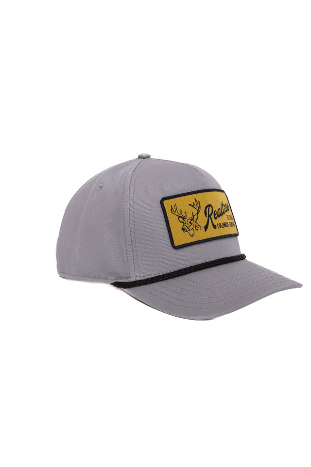 Realtree Center Stage Unisex Gray Retro Realtree Patch A-Frame Hat | Realtree