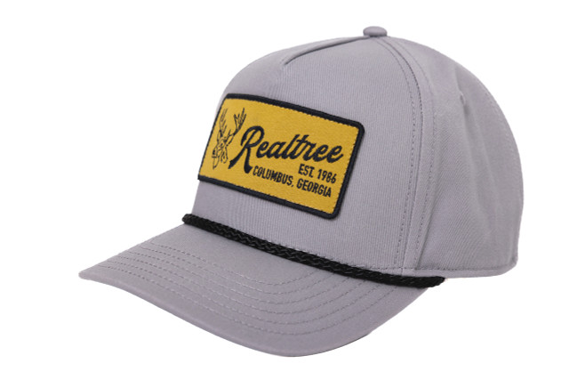 realtree Center Stage Unisex Gray Retro Realtree Patch A-Frame Hat | Realtree