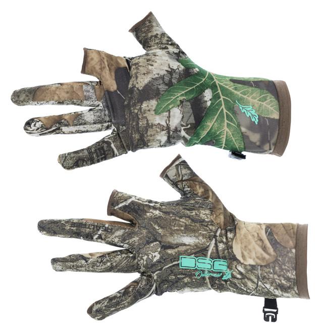 Realtree DSG Outerwear Women's Featherweight Women's Camo Gloves | Realtree Edge