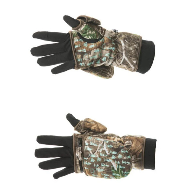realtree DSG Outerwear Women's Flip Top 3.0 Mitten with Glove Liner | Realtree Camo