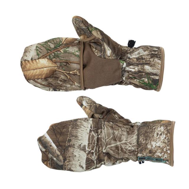 Realtree DSG Outerwear Women's Sherpa Fleece Flip Top Camo Mitten | Realtree APX