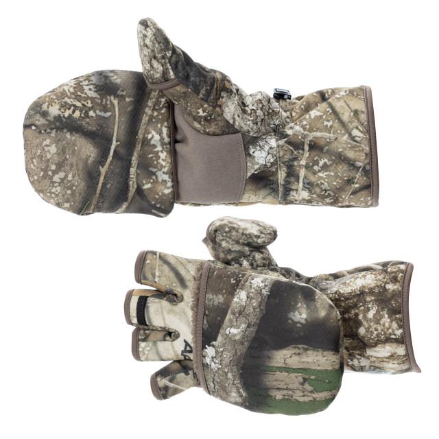 realtree DSG Outerwear Women's Sherpa Fleece Flip Top Camo Mitten | Realtree APX