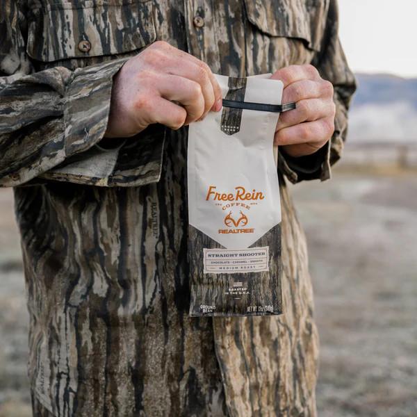 Realtree Free Rein Daybreak Coffee Kit Grounds Gift Box