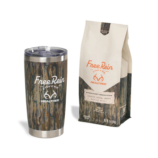 Realtree Free Rein Daybreak Coffee Kit Grounds Gift Box