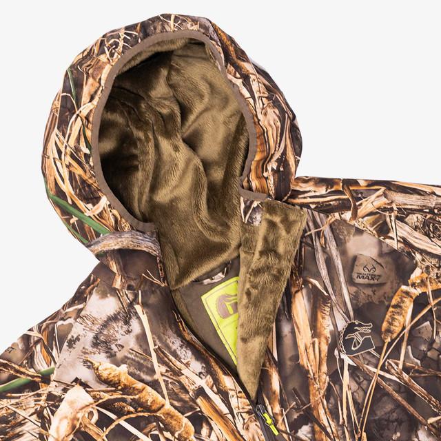 Realtree Gator Waders Waterproof 1/2 Zip Camo Bog Hoodie | Realtree MAX-7