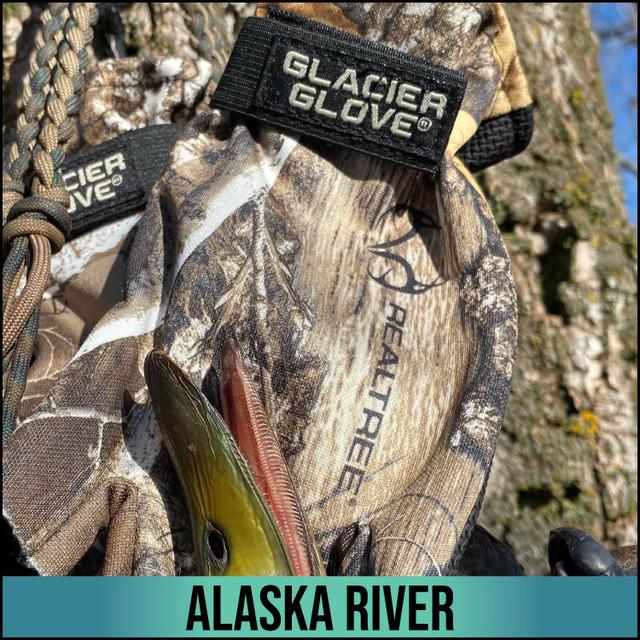 Realtree Glacier Glove Alaska River Fingerless Unisex Realtree Glove | EDGE