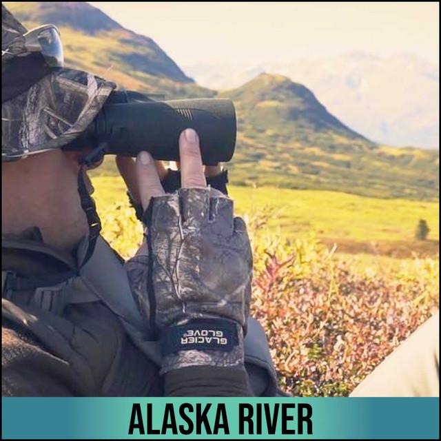 Realtree Glacier Glove Alaska River Fingerless Unisex Realtree Glove | EDGE