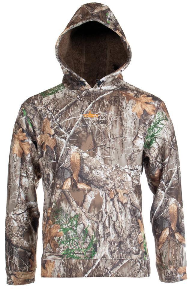 realtree Habit Men's Bow String Sherpa Hunting Hoodie | Realtree EDGE