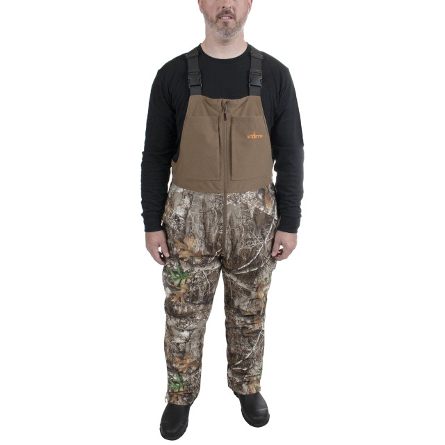 realtree Habit Men's Cedar Branch Insulated Waterproof Hunting Bibs | Realtree Camo