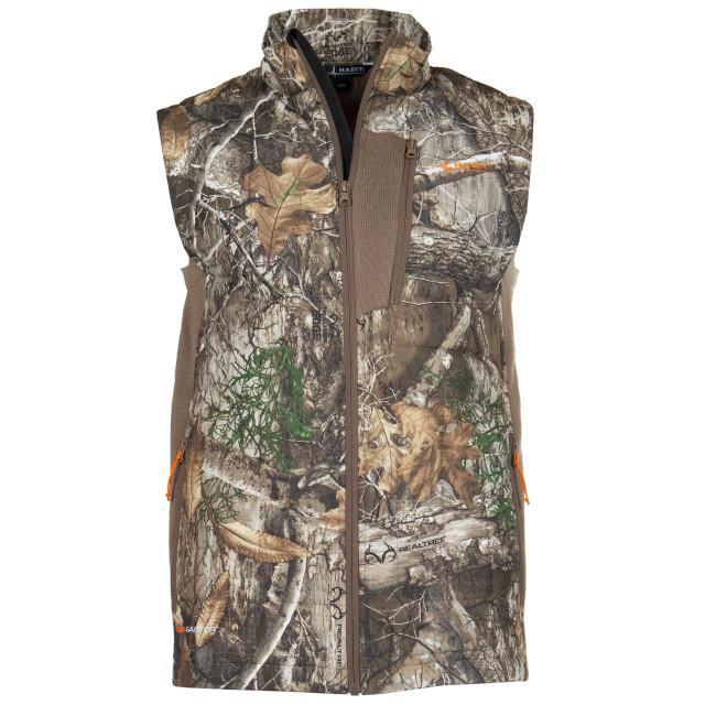 realtree Habit Men's Red Cedar Lake Hybrid Puffer Camo Vest | Realtree EDGE