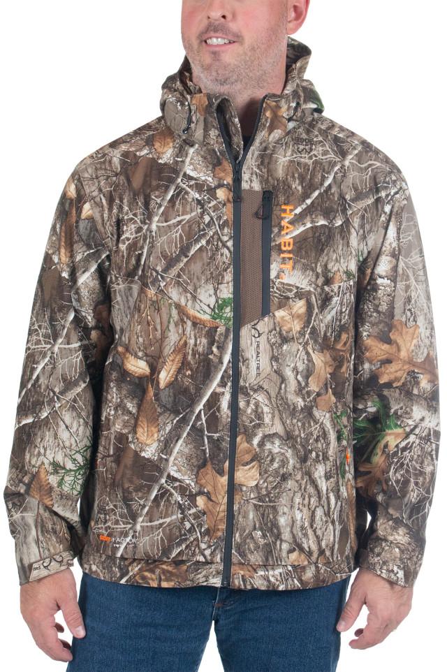 realtree Habit Men's Ripley Trail Stretch Waterproof Hunting Jacket | Realtree EDGE
