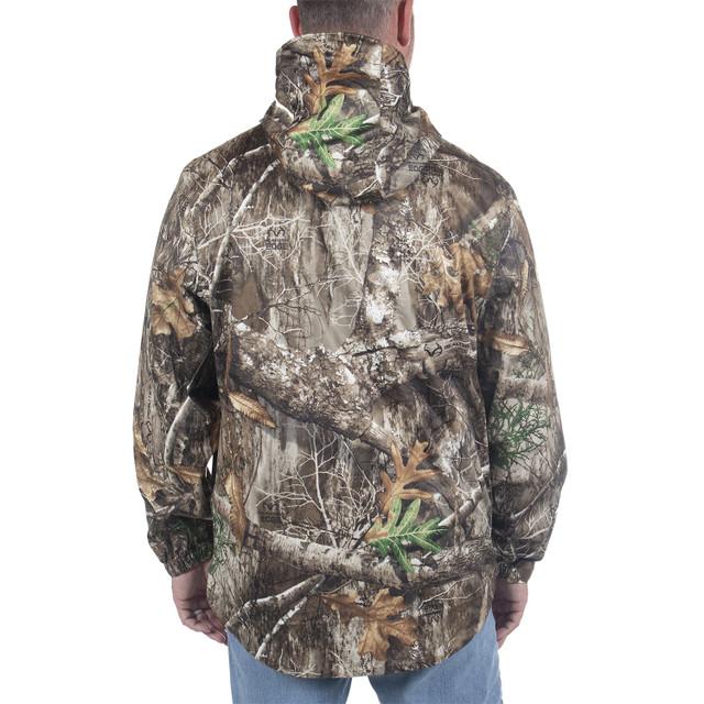 Realtree Habit Men's Roaring Springs Packable Rain Waterproof Hunting Jacket | Realtree EDGE
