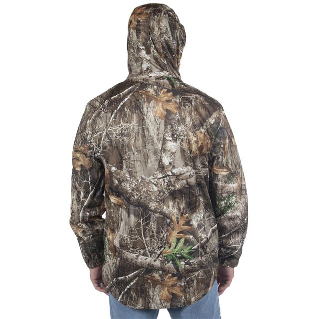 Realtree Habit Men's Roaring Springs Packable Rain Waterproof Hunting Jacket | Realtree EDGE